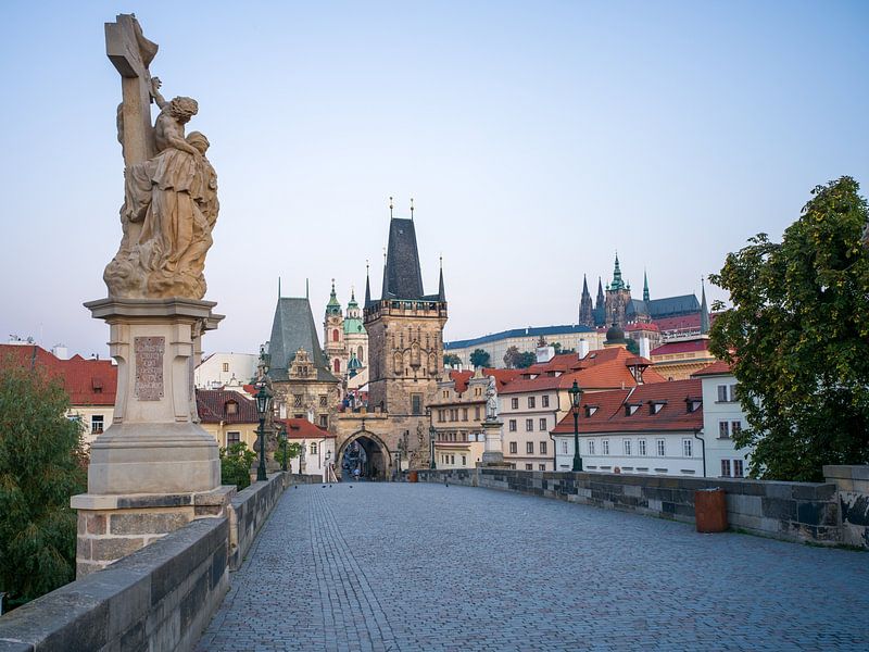 Prague - Charles Bridge and Lesser Town Bridge Tower by t.ART