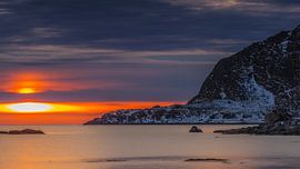 Haukland sundown