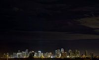 Miami Skyline bij Nacht van M DH thumbnail