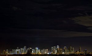 Miami Skyline at Night sur M DH