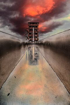 Stormwolken boven de toren van ARTDesign-Fotografie