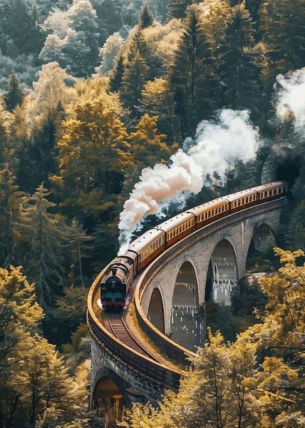 Aventure du train à vapeur par PublicArt77
