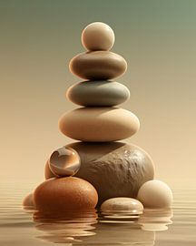 Zen-Kieselsteine von Jacky