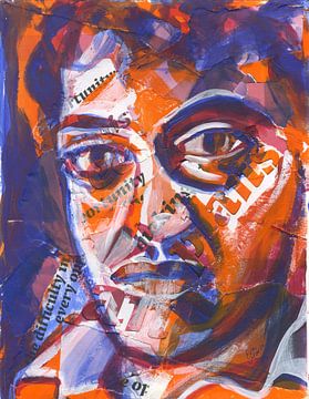 Homme coloré sur ART Eva Maria