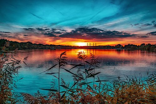 The Allersee in crazy light