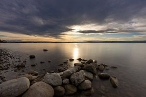 Das Licht am Horizon- der Ammersee im goldenen Glanz