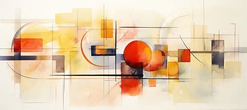 Aquarel Abstrakt 38991