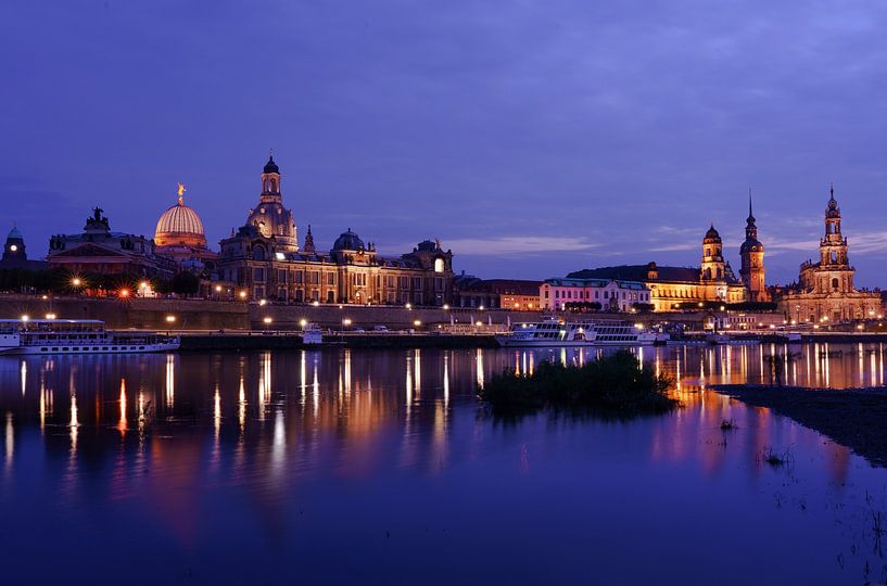 Dresden by night van Kim Claessen