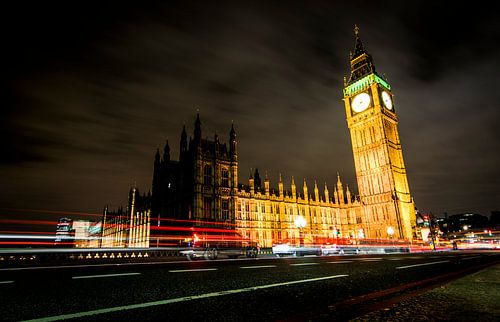 Big Ben during the night