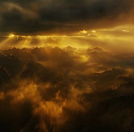 Magnificent mountain scenery