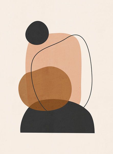 Minimale abstrakte geometrische Kunst von ThingDesign 