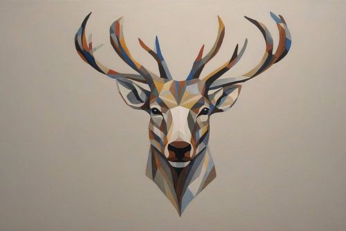 Portret hert minimalisme