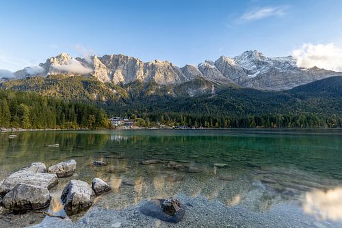 Beautiful reflection at the Eibsee