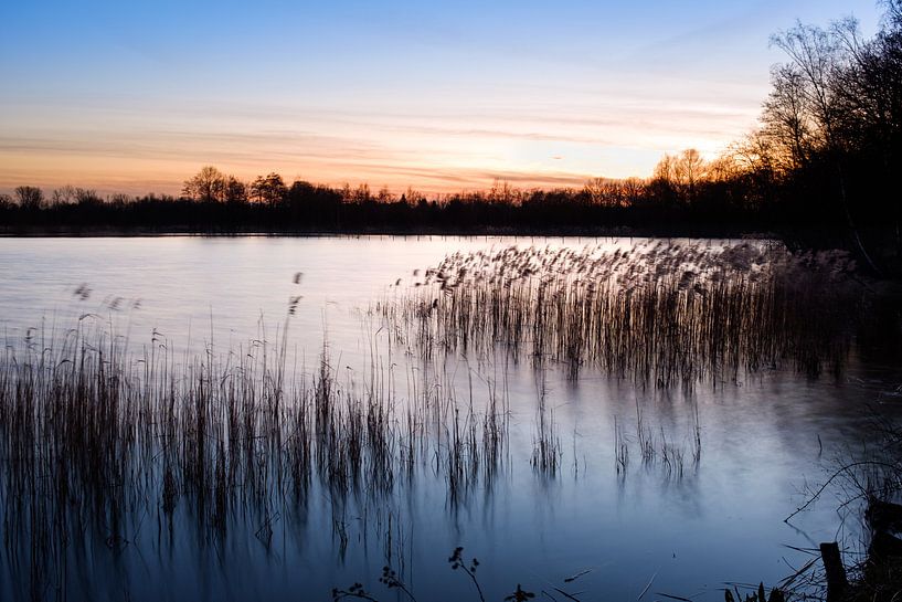 Sunset at De Wijers by Johan Vanbockryck