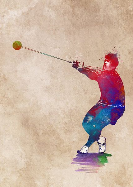 hammer throw #sport #hammerthrow by JBJart Justyna Jaszke