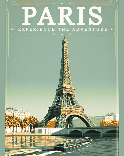Paris, illustration de voyage