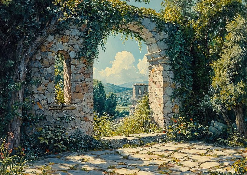 Luxury Landscape by Abstract Painting