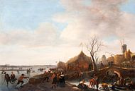 Jan Steen - Winter scene von 1000 Schilderijen Miniaturansicht
