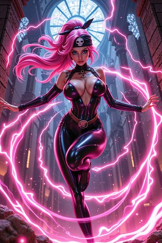 VYRONEXA – Sexy Anime Streetfighter Girl sort d’un portail