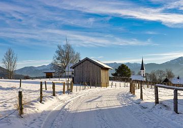 Winterwandeling in Opper-Beieren van Christina Bauer Photos