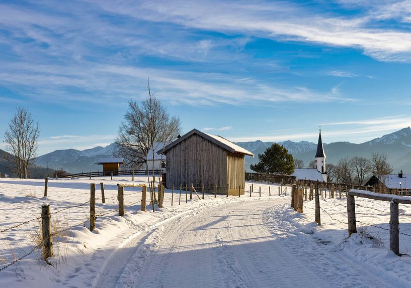 Winterwandeling in Opper-Beieren van Christina Bauer Photos