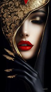 gold - schwarz - rot