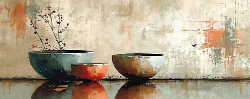 Nature morte Japandi | Chuchotements élémentaires