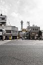 Straßen im Bezirk Shinsekai in Japan von Mickéle Godderis Miniaturansicht