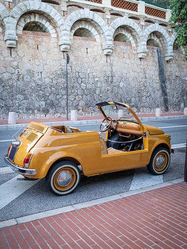 Retro Fiat 500 in Monaco | Kunst | Reisefotografie
