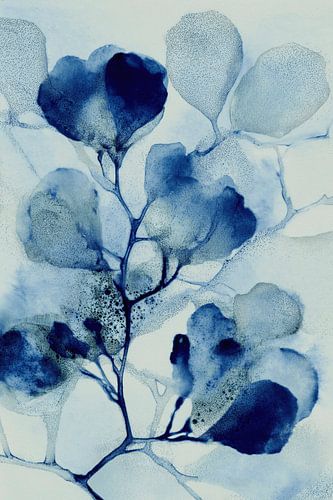 Cyanotype Cherry Branch