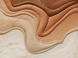 Abstract Organic Terracotta Texture Background – Modern Minimal Earth Tone Art by Alfonz