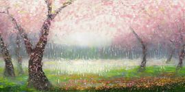 The Japanese cherry blossom forest by Whale & Sons