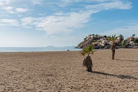 Bolnuevo beach in Murcia, Spain