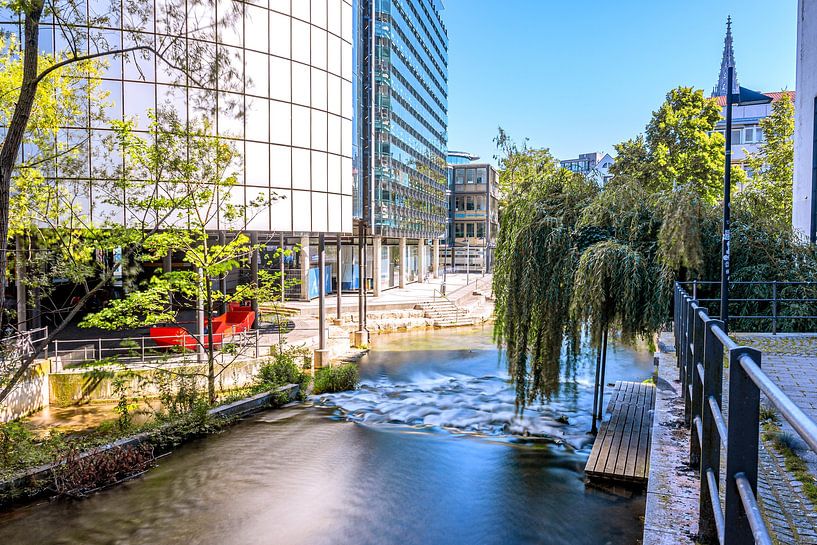 Baden-Württemberg: Idylle op de Blau in Ulm van Photoart-Naegele