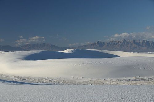 White Sands Dunes National Monument au Nouveau-Mexique USA