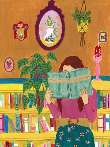 Verdwijnen in een boek van Kirsten Blom Art & Illustration