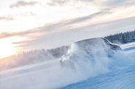 Porsche Drift Snow van Bas Fransen thumbnail
