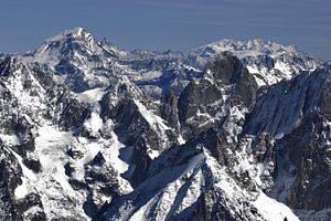 Mountain range, Mont Blanc massif