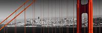 SAN FRANCISCO Golden Gate Bridge | Panorama von Melanie Viola Miniaturansicht