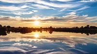 Onlanden : Sunset symmetrical by R Smallenbroek thumbnail