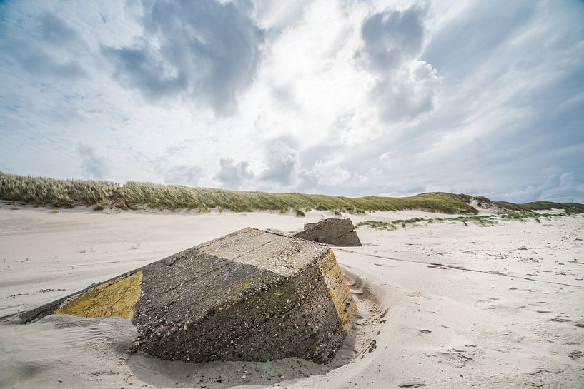 Noordzeestrand bij Slufter op Texel van LYSVIK PHOTOS