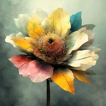 Flower Art no.5 van Gert-Jan Siesling