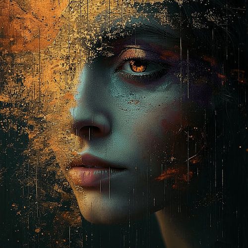 Modern portrait with pixie dust