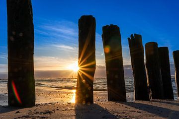 The vastness of the ocean at sunset by Your Happy Life