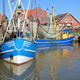 Harbour of Neuharlingersiel,East Frisia,North Sea by Peter Eckert