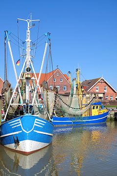 Hafen von Neuharlingersiel,Ostfriesland,Nordsee von Peter Eckert