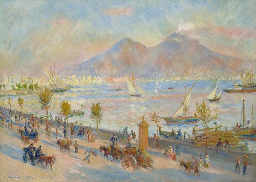 De Baai van Napels, 's Avonds, Pierre-Auguste Renoir