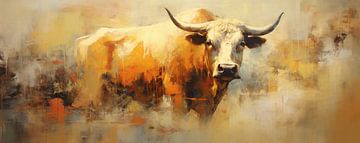 Cows Portrait by ARTEO Paintings