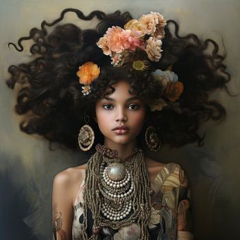 Digital art portrait "Where the wild kids are"