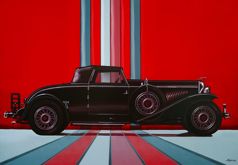 Duesenberg Model J 1928 Painting by Paul Meijering
